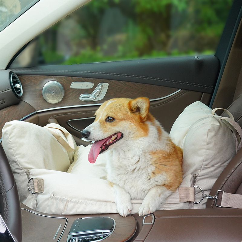 Pet Car Bag Pet Travel Dog Cushion Portable Car Seat Multifunctional Dog Kennel